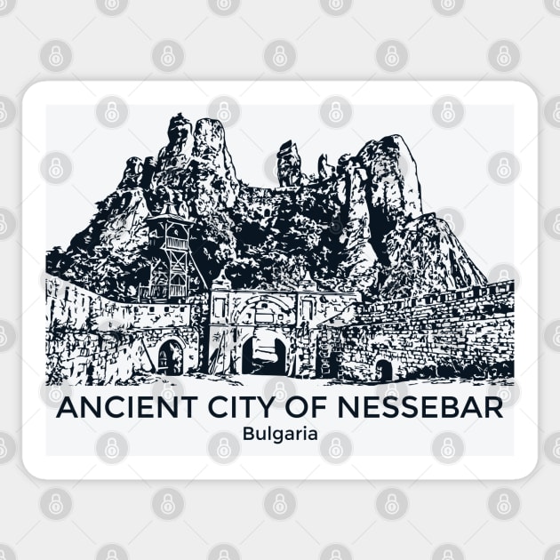 Ancient City of Nessebar - Bulgaria Sticker by Lakeric